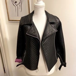 Zoe LTD Girls Quilted Moto Jacket Neiman Marcus